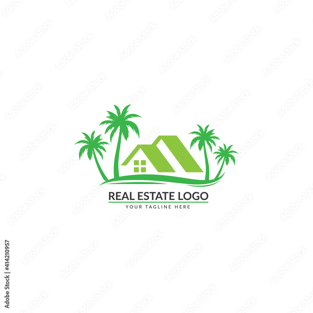 Real estate logo design vector Real estate logo design vector