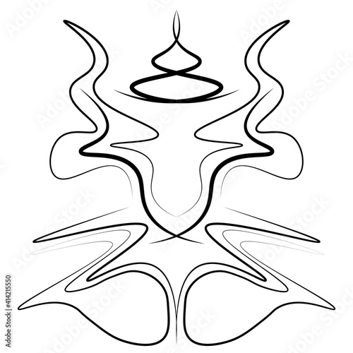 abstract vision of destiny face