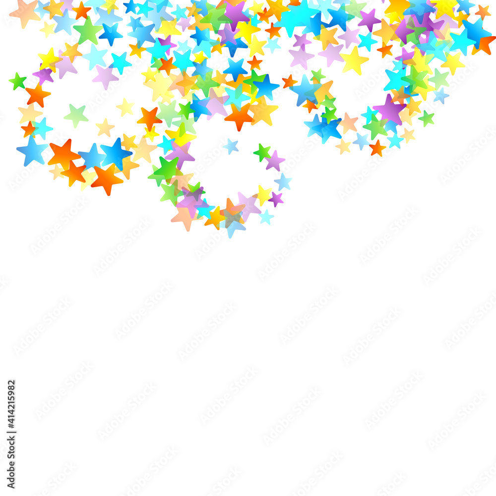 Rainbow Festive Confetti. Carnival Star Falling. Rainbow Festive Confetti. Carnival Star Falling.