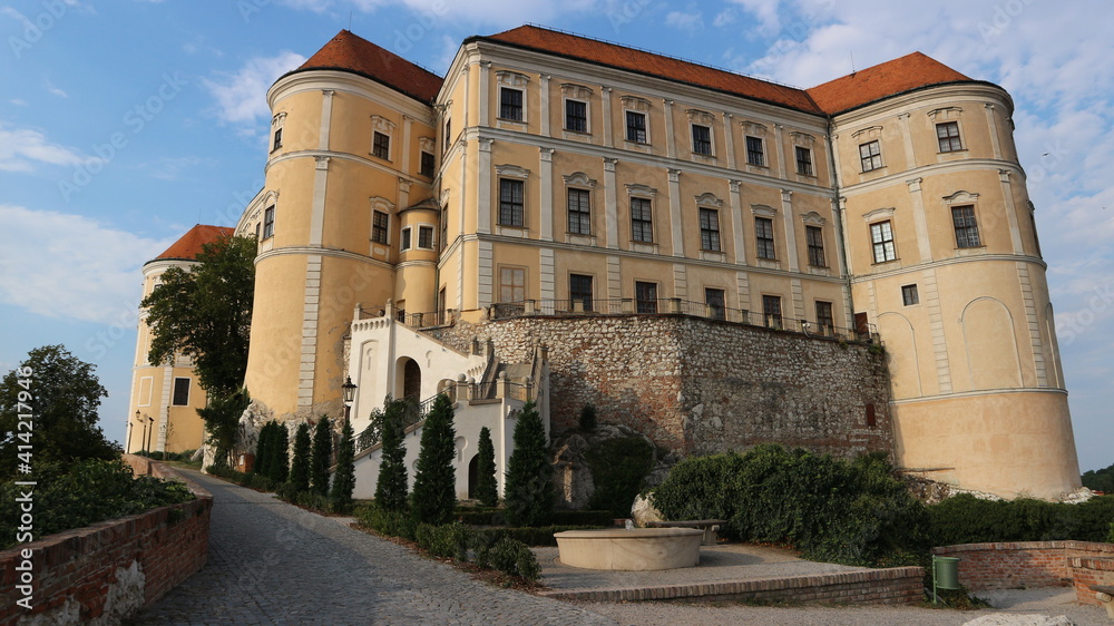 Historical castle in czech city Mikulov