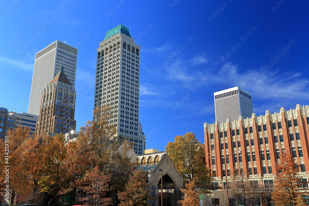 Tulsa city skyline