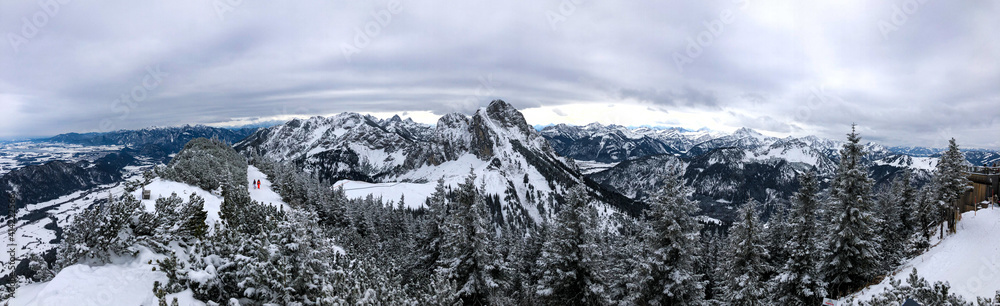 Aussicht Allgäuer Alpen Breitenberg