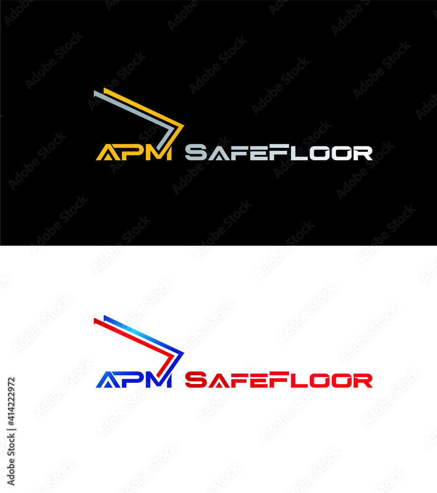 APN safe floor logo template, vector logo for business and company identity 