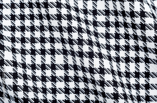 Cloth.Checkered fabric.Fabric texture for background and decoration of artwork.A crumpled piece of cloth