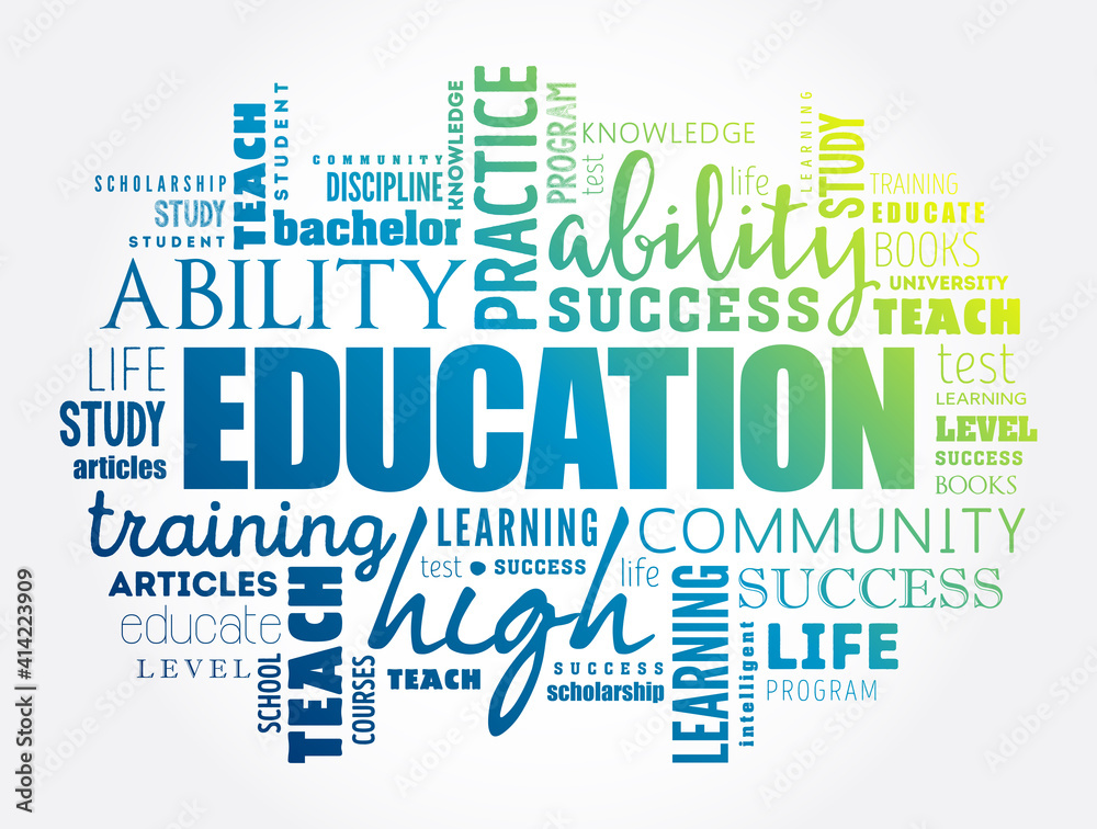 EDUCATION word cloud collage, concept background EDUCATION word cloud collage, concept background