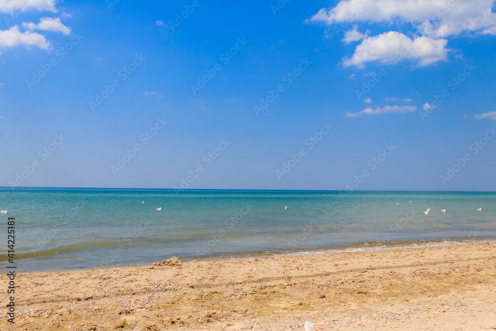 View of the Black sea in UKraine