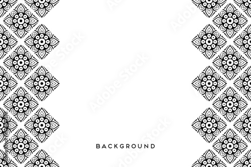 Vector simple background with mandala