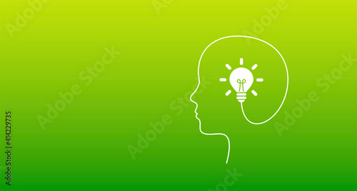 testa, lampadina, idea, colori, creatività, idee	
