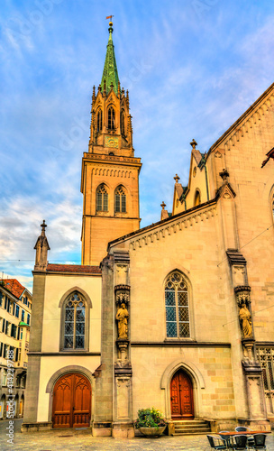 St. Laurenzen Evangelical Reformed Church in St. Gallen, Switzerland