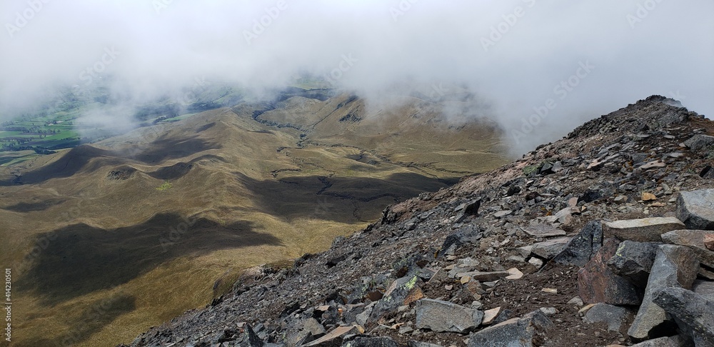 Fototapeta premium mountain hut in the mountains