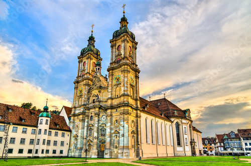 Fotografi The Cathedral of Saint Gall Abbey in St