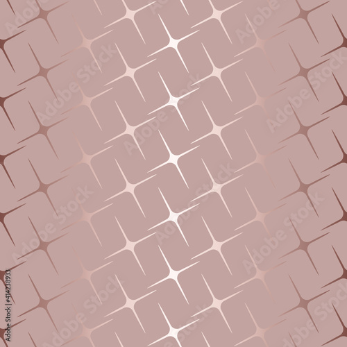 Glam star seamless pattern. Beauty background with scatter stars. Marble glitter. Repeated bling texture foil. Repeating elegant random star design for wallpapers, gift wrappers, prints. Vector