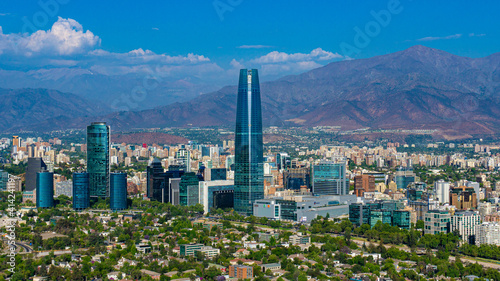 Photography panorama of the city