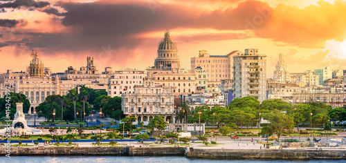Panorama of Havana city, Cuba