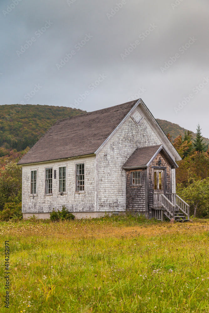 Canada, Nova Scotia, Glenville. Abandoned house. Canada, Nova Scotia, Glenville. Abandoned house.