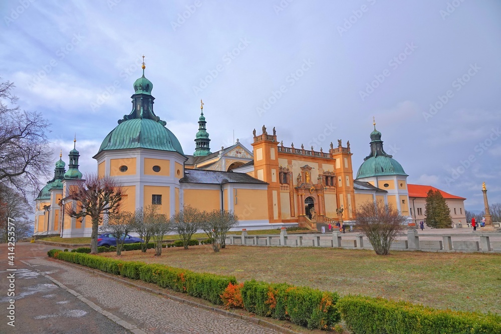 The shrine of Our Lady of Svata Hora, Pribram, Czech Republic.