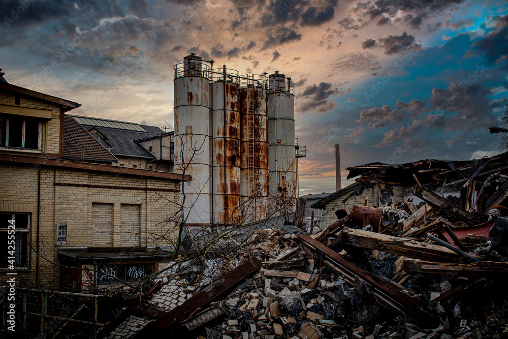 Lost Place Gießen Fabrik Fliesen 