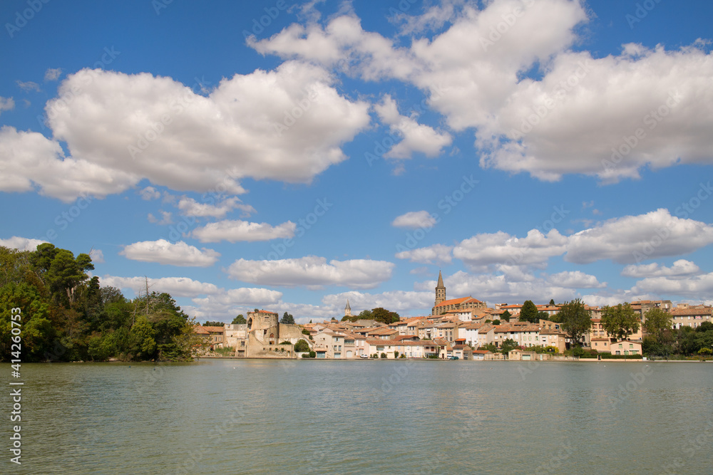 Fototapeta premium General view on Castelnaudary in France