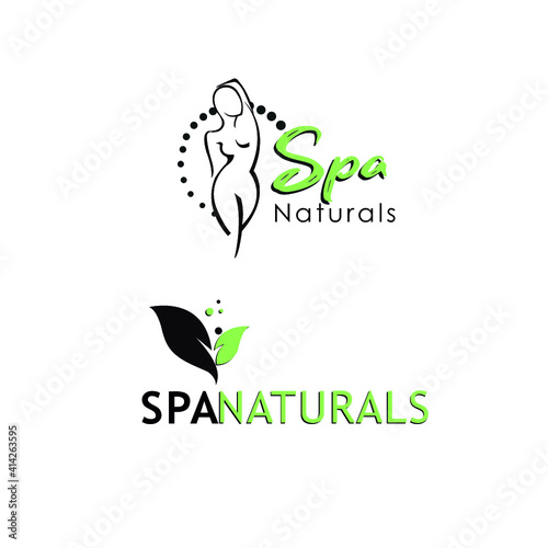 Diseño de Logo Centro Estetico, SPA Naturaleza, Relax