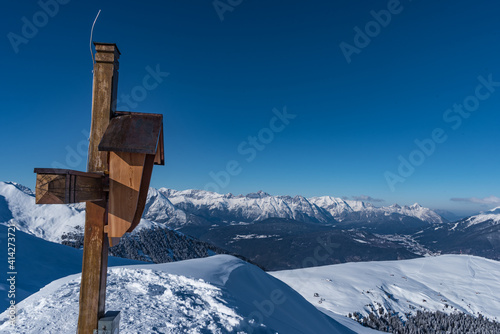 Gipfelkreuz Sellrainer Kögele photo