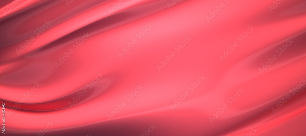 Obraz premium abstract background with copy space. 3d rendering of Fabric with Wrinkles.