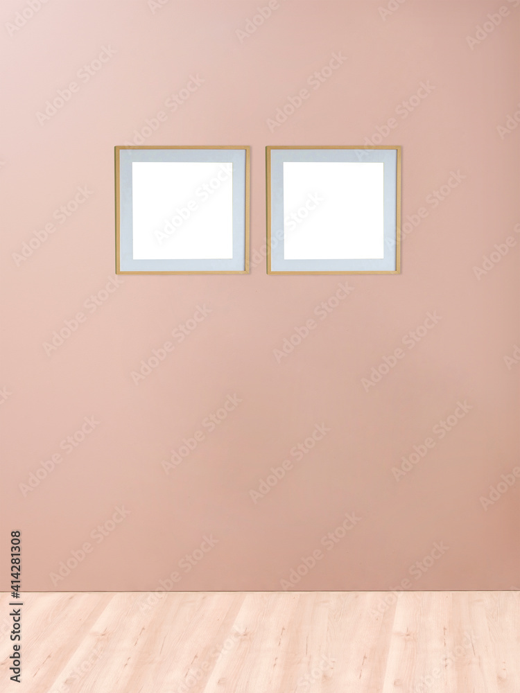 bright empty interior design, stone wall. 3D illustration bright empty interior design, stone wall. 3D illustration