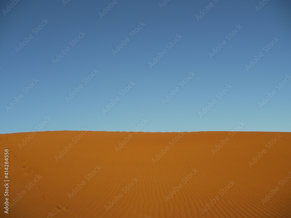 sahara desert sunset horizontal horizon morocco