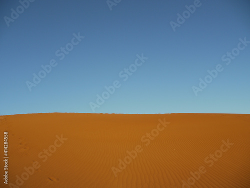 sahara desert sunset horizontal horizon morocco