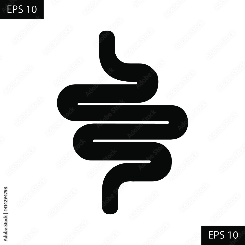 Gut constipation icon Gut constipation icon