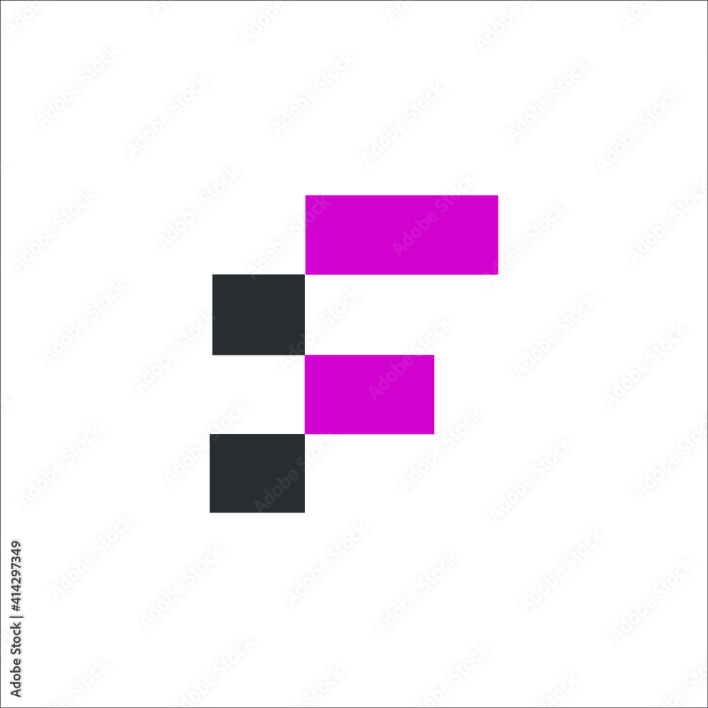 logo f icon templet vector logo f icon templet vector