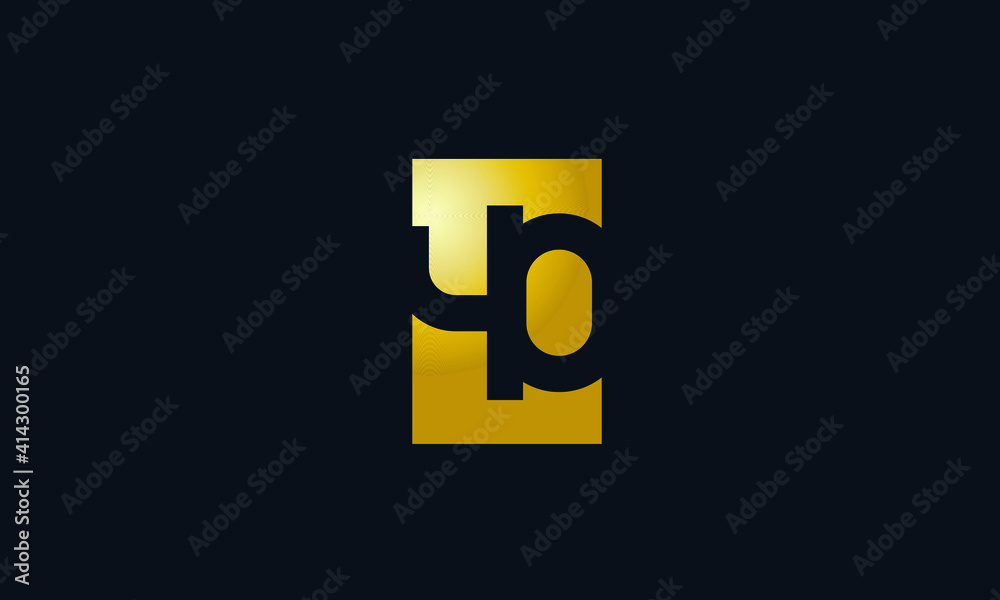 Unique Modern Gold Box Number 40 Logo Unique Modern Gold Box Number 40 Logo