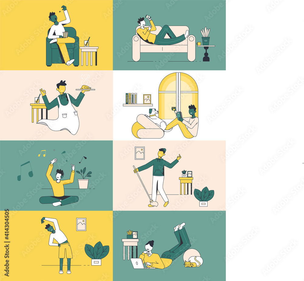 Set of people, Activities Set of people, Activities
