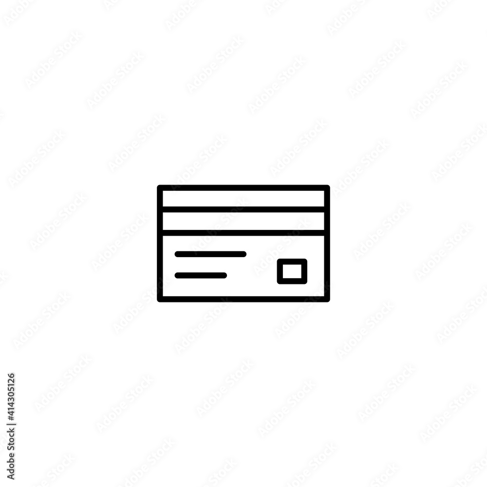 Credit card icon vector for computer, web and mobile app Credit card icon vector for computer, web and mobile app