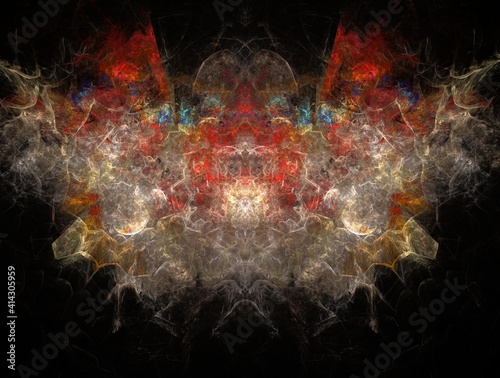 Imaginatory fractal background Image