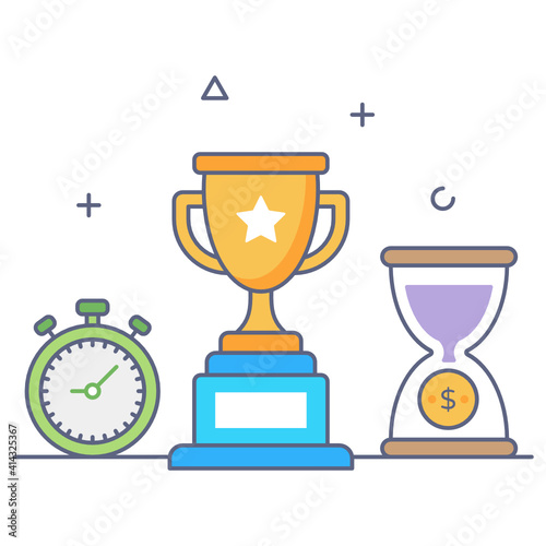 
Business reward icon, achievement concept vector 
