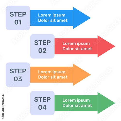  Business labels graph icon in flat editable design 