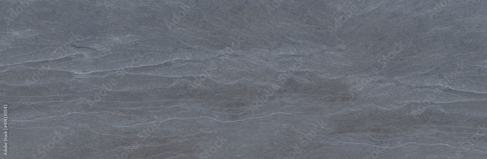 Naklejka premium Black wall slate texture rough background, dark concrete floor or old grunge background.