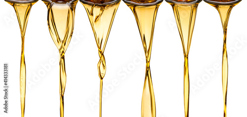 set of natural Olive oil golden oil flow\
natural flow of oil, vegetable oil, peanut sunflower and sesame oils, honey flow