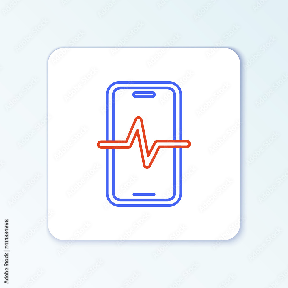 Line Phone repair service icon isolated on white background. Adjusting, service, setting, maintenance, repair, fixing. Colorful outline concept. Vector. Line Phone repair service icon isolated on white background. Adjusting, service, setting, maintenance, repair, fixing. Colorful outline concept. Vector.