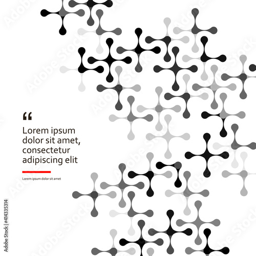 Modern abstract banner with cross pattern white background on light background. Creative geometric wallpaper. Seamless wallpaper pattern. Old fashion style. Vector abstract background