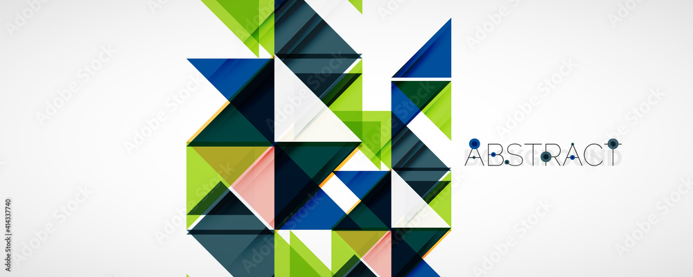 Set of vector triangle geometric backgrounds. Vector illustration for covers, banners, flyers and posters and other designs Set of vector triangle geometric backgrounds. Vector illustration for covers, banners, flyers and posters and other designs