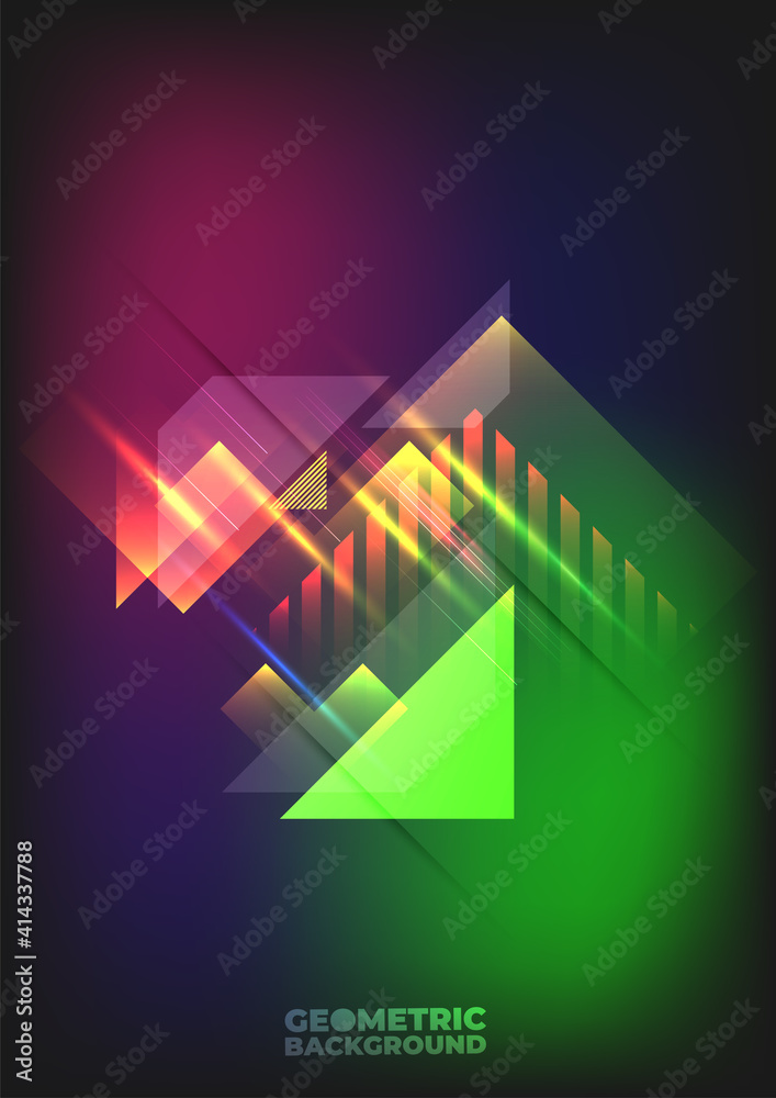 Fototapeta premium Technology background color vector for web and design