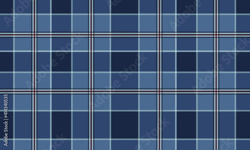 Blue Seamless Tartan Pattern