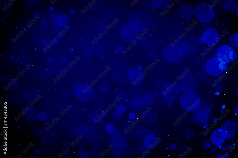 Abstract blue bokeh