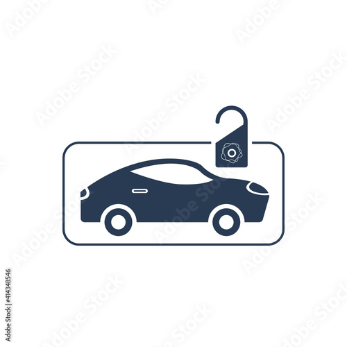 Car insurance icon. car security icon. Fireproof  car care  car wash  gps tracking  lock icon with vector illustration and flat style design.