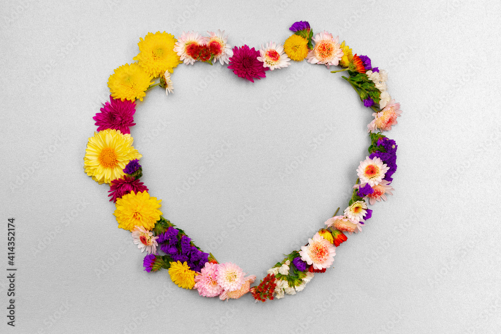 Beautiful background made of bright flower buds Beautiful background made of bright flower buds