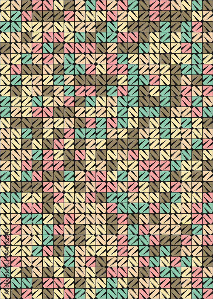 Abstract Geometric Pattern generative computational art illustration Abstract Geometric Pattern generative computational art illustration