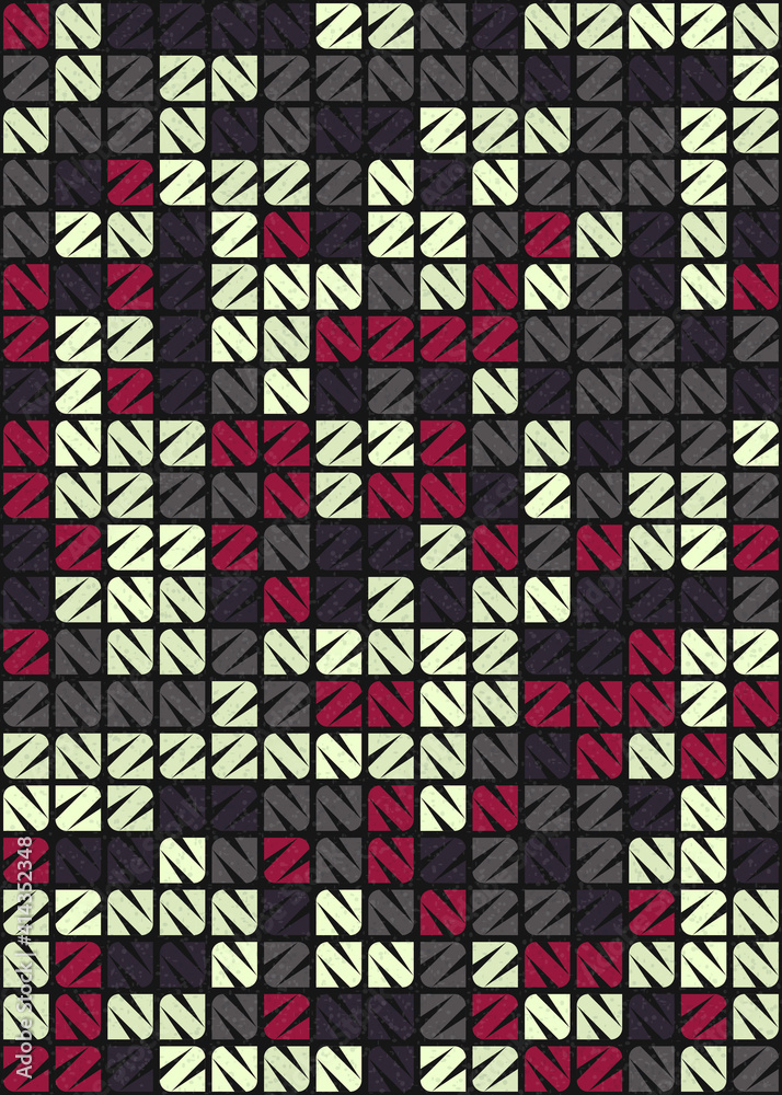 Abstract Geometric Pattern generative computational art illustration Abstract Geometric Pattern generative computational art illustration