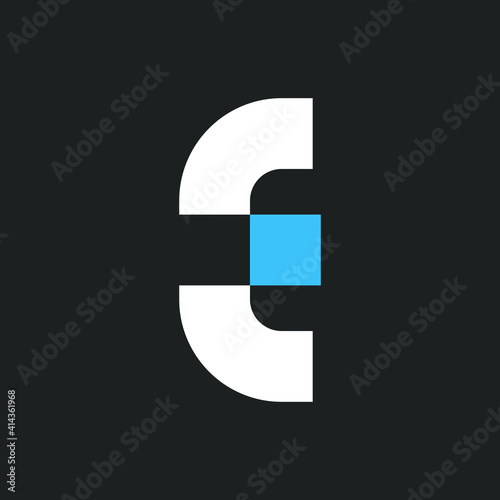 Free Download Letter E logo icon design element template. vector illustration - GFXLoad