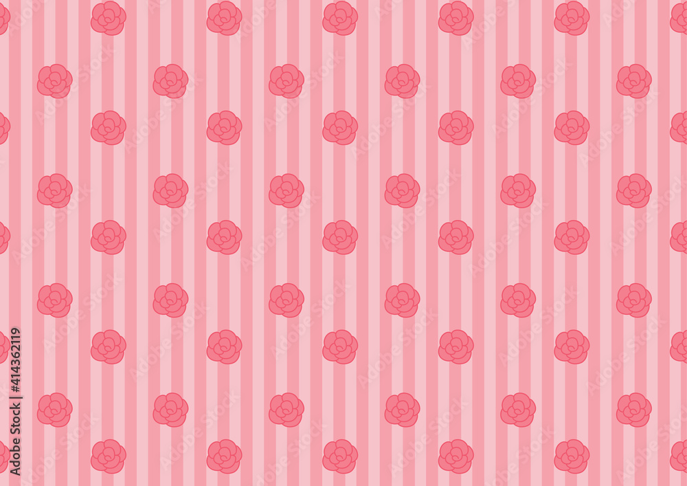 薔薇のイラスト背景 薔薇のイラスト背景